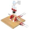 cimsfcor Guida per trapano multi angolo con mandrino, guida angolare per trapano con goniometro regolabile da 0° a 60°, guida portatile per trapano senza fili, adatta per trapani elettrici da 1/16 - 1/2