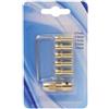NINMORTH Set di 7 adattatori per mandrino per trapano, in ottone, per punte da 0, 5, 3, 0 mm, funziona con trapani manuali ed elettrici, per vari materiali (2,35 mm)