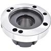 FBFTGMRMTA Mini flangia a quattro assi, mandrino ER16 ER50 ER25 ER32 125 ER40, mandrino di fissaggio da 100 mm a 80 mm for utensili da tornio CNC(ER40-D100 (7Hole))