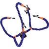 Sonew Stazione di Saldatura per Mani d'aiuto con 5 Bracci Flessibili e Clamp/Holder Ad Artiglio Rotanti per la Creazione di Gioielli Ed Elettronica (BLUE)