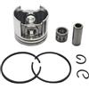 LIWaaGe For motosega MS180 018 MS 180 Pistone da 38 mm con anello Perno da 10 mm Anello elastico Cuscinetto a rulli ad aghi Pezzo di ricambio 1130 030 2004