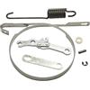 LIWaaGe For MS250 MS230 MS210 025 023 021 Kit di riparazione della fascia del freno della catena della motosega Guida a molla piatta Striscia paraurti