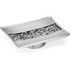 Popular Bath Silver Sinatra Argento, Resina, Argentée, Soap Dish