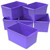 Storex Caddy Contenitori per libri extra large 14.5 x 9.2 x 7 Inches, 6-Pack Viola