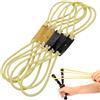 UIEXAY 8 Elastici per Fionda Professionale da Adulti Caccia, in Gomma Elastica Piatta, elastico di ricambio per giocatori professionisti o da caccia