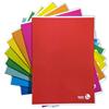 BM BeMore - Color Basic 0110602 - Quaderno Formato A4 - Rigatura C, Righe con Margini per 4° e 5° Elementare - Carta 80g/mq - 9 Colori Assortiti - Confezione da 10 pezzi