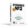 STEINBEIS N°2 TRENDWHITE, carta riprografica, 100% riciclata, tonalità naturale, 80 g, A4, angelo blu, risma da 500 fogli