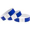 CINTAPUNTO Braccialetti carta eventi - 100 pezzi - identificativi colorati tipo Tyvek Bracciali di carta impermeabili - braccialetto discoteche - per feste festival con chiusura adesiva - Navy Blue