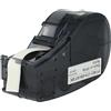 vhbw cassetta nastro sostituisce Brady M21-375-499 per etichettatrice 9,53mm Nero su Bianco, nylon (poliammide)