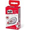 PRITT Correttore Compact Flex Roller, Correttore a Nastro per Correggere gli Errori, Bianchetto a Nastro con Tappo di Protezione 10 m di Lunghezza e 6 mm