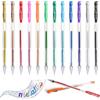 Pryma Set 12 Penne Gel Metallic | Punta 0,8 mm - Inchiostro Ultra Lucente