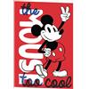 Pyramid International Taccuino Disney Topolino A5 con pagine grafiche quadrate (design troppo freddo) - Prodotto ufficiale