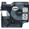 vhbw cassetta nastro sostituisce Dymo 45013, D1, S0720530 per etichettatrice 12mm nero su bianco