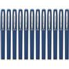 BaoKe 12 penne a sfera con inchiostro gel, tratto medio da 0,7 mm, confezione da 12, PC1838A (blu)