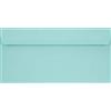 Netuno 25 buste da lettera lunghe blu azzurro formato DL 220x 110 mm 90g Burano Azzurro buste colorate lunghe per partecipazioni compleanno matrimonio Natale prima comunione battesimo inviti