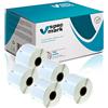 specmark 5 Rotoli di etichette compatibili con DYMO 11354 57mm x 32mm S0722540 1000 Pezzo compatibile con tutte le stampanti di etichette Label-Writer 450 4XL Seiko-SLP