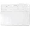 CKB LTD 50x Orizzontale Porta Badge Custodie per Badge in Plastica Identità ID Tasca Sacchetti Portabadge 10 x 8 cm dimensioni inserto 9,8 x 6 cm Carta di Credito Standard Tesserino di Riconoscimento