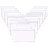 Yaomiao 60 Confezioni Tasche Raccoglitore a 6 Fori Formato A6 Cartelle in Plastica con Cerniera Borse a Fogli Mobili con Cerniera a 6 Fori Impermeabili per Documenti Notebook Schede