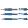 Pilot - Set di 3 penne a inchiostro gel G2 07 Metallic, Blu Metallico