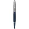 Parker 51 penna stilografica | Corpo blu notte con finiture cromate | Pennino sottile con cartuccia di inchiostro nero | Confezione regalo