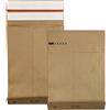 Netuno 200 buste con soffietto formato M 350x 450x 80 mm 126g carta Kraft marrone buste ecologiche spedizione resistenti con Doppia Striscia per Resi E-commerce pacchi online andata e ritorno