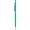 GFD HEART 25 Penne Personalizzate con Scritta Incisa a Laser - Penna in Metallo per Touch Screen, Idea Personalizzabile Ufficio, Inaugurazioni, Fiere, Gadget Promozionali (25 Penne Azzurro)