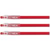 PILOT Set di 3 penne roller FRIXION Ball Sticks 07, rosso