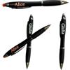 Instant Project Penna LED Personalizzata con Nome Dedica Logo a Incisione Laser - Penne a Sfera Nera con Luce Bianca o Arancione Inchiostro Nero - Gadget Aziendale, Idea Regalo o Bomboniera Laurea Vari Colori