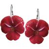Generico Orecchini Violette artigianali rosse | Smalti a cottura | Ganci in acciaio chirurgico