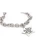 Generic Braccialetto Piccola Stella Senza Cielo - Braccialetto Stella con dedica - Bracciale con incisione personalizzata