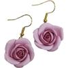 Handmade Orecchini Rose in Argilla Polimerica Fatti a Mano in Italia 2,7 cm 4,2 cm