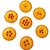 Bling! Handmade Palle di Anime Toppa Ricamata Termoadesiva Cartoni Animati | Cucire | Emblema Applique Distintivo Spilla Abbigliamento T-shirt Jeans Cappelli Pantaloni Borse Accessori Giacche Zaino | 5cm PACK 7