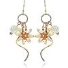 Granrouto Orecchini Margherita Donna Argento 925 Fiore Orecchini Handmade Originale Pendenti Gioielli per Ragazza Anallergici Ideale Regalo per Donna Bambina