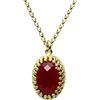 ANEMONE JEWELRY Anemone Splendida Collana di Granato - Delicata Collana Pietra di Nascita di Gennaio - Collane Delicato, Collane di Tutti i Giorni, Collane Vintage - Personalizzabile Collane Fatte a Mano per le Donne