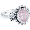 GEMS VIBES Anello con pietra preziosa di rodocrosite naturale anello importante in argento sterling 925 per donne e ragazze regalo per ogni occasione forma ovale anello boho fatto a mano misura 8