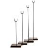 Calaoshop Piedistallo per maschera, supporto, espositore, 4 altezze a scelta, adatto a tutti i tipi di maschere (taglia S, altezza 32 cm)