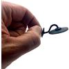 Generic Lampione da parete per presepi e diorami con microlampada led 12v - DL111 (2,8x2 cm, Argento, led bianco freddo)