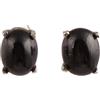 Handmade Black Rainbow Obsidian Charm Earrings Handmade 925 Sterling Silver Prong Setting Tiny Stud Earrings Designer Jewelry