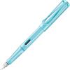 Lamy safari aquasky - Stilografica con impugnatura ergonomica e pennino in acciaio lucido misura EF - ideale per la scrittura e la calligrafia - cartuccia T 10 blue inclusa - destrimani