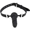 FJUJMLAN in silicone Bavaglio del pene Bocca del pene Gag Ball Gag Bocca Plug Gag Bocca Bavaglio Bocca Spreader Fetish SM Bocca palla per donne Uomini Coppie Unguento Giocattolo erotico del sesso