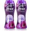 Lenor Unstoppables - Profumo per bucato, aroma: ametista e fiori, 210 g, 2 pezzi