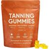 Generic Caramelle gommose autoabbronzanti unisex (contenenti astaxantina), siero autoabbronzante per donna, aiutano la pelle a ottenere un colorito naturale, ideali per la cura quotidiana della bellezza e la