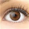 GLAMLENS Lenti a contatto colorate marroni Verona Brown - mensili - con porta lenti a contatto - marrone naturali in silicone idrogel - 2 pezzi - DIA 14,20 - senza correzione 0.00 diottrie