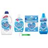 Beni Culinari Paglieri Mon Amour Blu Mare Pacchetto Test Detersivo - Profumo di Lavaggio - Ammorbidente - Sacchetti Profumo - 4 Articoli della stessa Fragranza + Beni Culinari Portachiavi Gratis