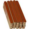 Iconikal Confezione da 140 lime per unghie, 2 lati, per manicure e pedicure, in legno, 12,7 cm, per limare, modellare e modellare