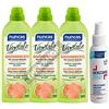 Dc Casa NUNCAS SET 3 VEGETALE AMMORBIDENTE PER TESSUTI DELICATI 1LT + COSMI IGIENIZZANTE SPRAY 150 ML