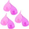 Healeved Silicone Coppa Mestruale Porpora 6 Pezzi per Donne 30ml | Flessibile, senza Deformazione, Confortevole e Resistente al Calore, per Nuoto e Notte