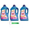 Beni Culinari 3 X Dual Power Detersivo Lavatrice Flamingo - Detersivo liquido concentrato per bucato colorato - detersivo profumo floreale - 40 lavaggi 2 litri + Beni Culinari portachiavi 0
