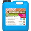 Cir Detergente Ecologico Acido Base Acqua Sporco Ostinato Residui Posa Superfici Dure Monospazzola Lavasciuga ECOCLEANER FLOOR (5 L)