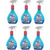 Generico Deo Due Spray Profumatore Sgrassatore Fragranza Azzurro, 600ml, Confezione da 6 Pezzi, 4in1 Profuma, Sgrassa, Igienizza, Lucida